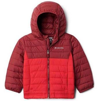 Columbia Powder Lite Männer Kapuzenpulli XS in Bergrot und Rot Jasper