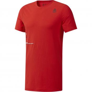 Tricot homme Reebok RC Mesh Move Tee rouge XL