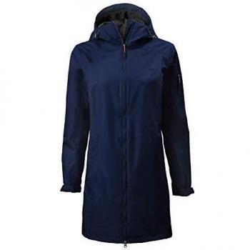 SardinNavy – Manteau Femme Long, Étanche et Aéré
