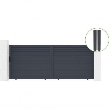 Cancello Sospeso 4m 190cm Montanti 20x20