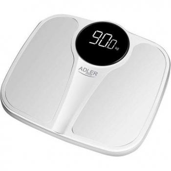 Adler Báscula Baño Digital 180Kg Blanco Sc1124W