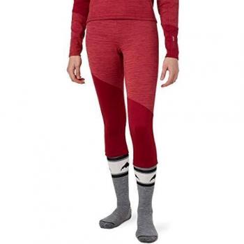 ORTOVOX Fleece Light Short Pants Donna, Rosso Scuro