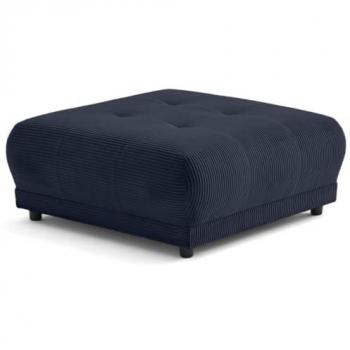 Pouf en Velours Côtelé