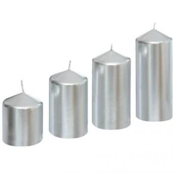 Candele Satin Argento 505g