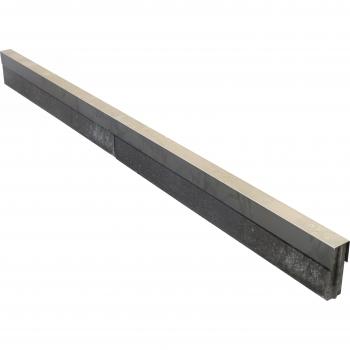 Acier Corten Profil U pour Bordure Béton 100 x 6 x 6,2 cm