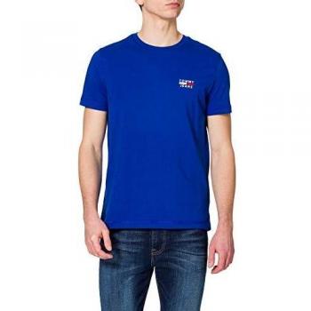 Tommy Jeans Tee Slim Fit Collo Alto Cobalt XS Uomo