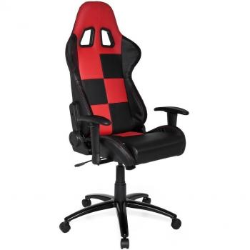 HjH Office 625000 Racing-Stuhl SUZUKA – verstellbare Armlehnen, Gaming‑Klassiker