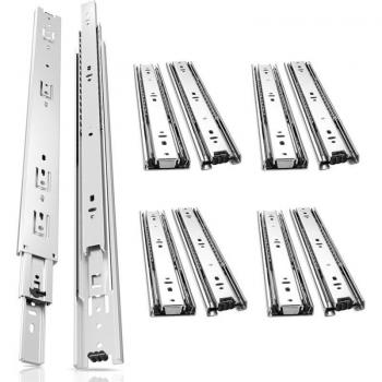 QuickLift 12″ Drawer Slides with Auto-Return – 2 Pair (4pcs)