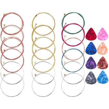 Acier & Celluloïd : Cordes de Rechange pour Guitare Acoustique 9‑Sélection
