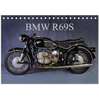BMW R69S (Tischkalender 2024 DIN A5 quer) CALVENDO Monatskalender