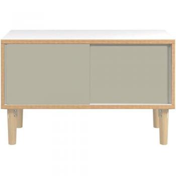 BISLEY Poise Sideboard mit Schiebetüren, 100 x 45 x 62,1 cm