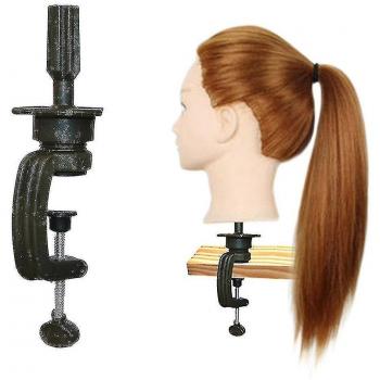 Modèle d'entraînement coiffure longue noir