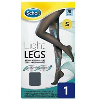 Scholl Light Legs Medias Cintura Compresión Ligera 20 Den Light Talla-S Negro
