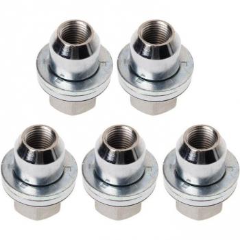 5 Pcs LR068126 Alloy Wheel Nuts for Land Rover Discovery 3, 4, 5 & Range Rover Sport