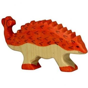 Holztiger Ankylosaurus Wooden Figure