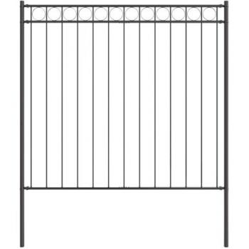Recinzione Vidaxl Сив Стомана 1,7×1,2 m