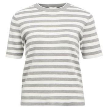 Lichtgrijze Merinowool Pullover