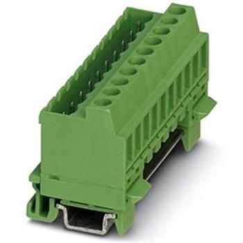 Cavo con spina elettrica 50x Phoenix Contact MSTBVK 2,5/15-G-5,08 Verde