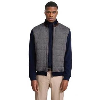 Bugatti Sweatjacke, aus 100 % Baumwolle