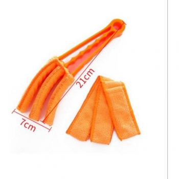 Limpiador universal de persianas y climatizadores, cepillo de 3 hojas, lavable