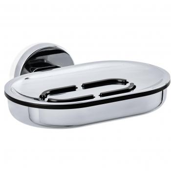 Blomus Areo Seifenschale – Edelstahl, glänzend, 14,5 × 5,5 × 12,5 cm