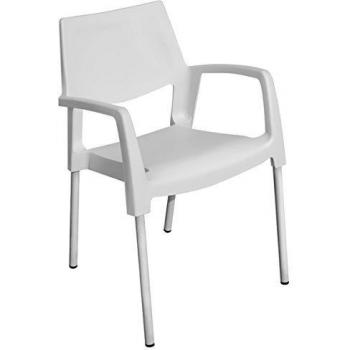 Sillón Patio Zen 8315BL‑04 Respaldo Plano y Apilable