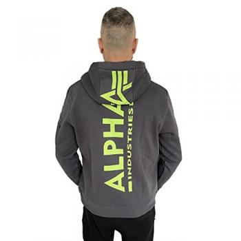 Alpha Industries Hoodie Grigio Vintage XL