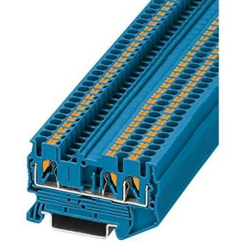 Phoenix Contact Durchgangsreihenklemme 0,14-4qmm, 5,2mm bl PT 2,5-TWIN BU