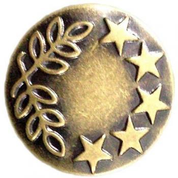 Denim Loose Jeans, 20 Waist, Brass Button Press & Hammer Feature