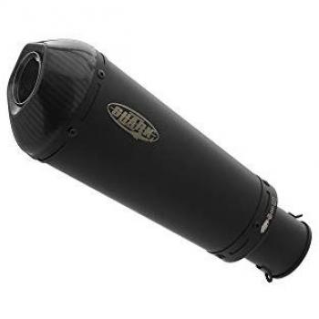 Silencieux SHARK DSX-7 en acier inoxydable et carbone noir
