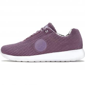 Dunkellila Lascana Active Schnürschuhe Gr. 44