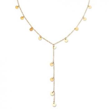 Collar de Acero con Baño de Oro 18kt