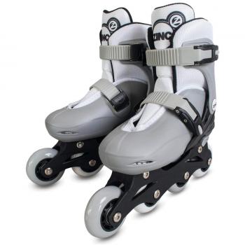 13-03 Zinc Grey Inline Skates, Adjustable Fit