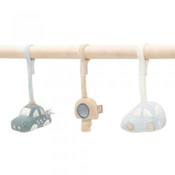 Jollein Mobile Spielbogen‑Set für Babys – Aufhänger, 3 Teile, Sea Green