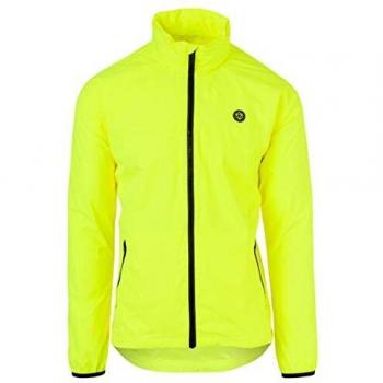 Gelbes Let’s Go‑Regenshirt von AGU – Größe Small