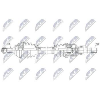 NPW‑CT 107 NTY Drive Shaft