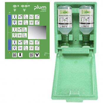 Plum Station de rinçage oculaire avec miroir