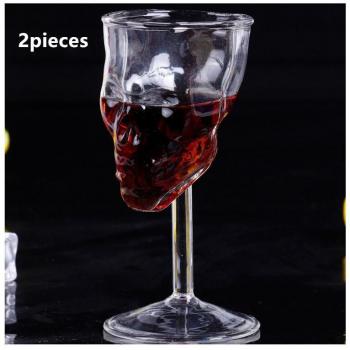 Halloween Skull Beer Glass