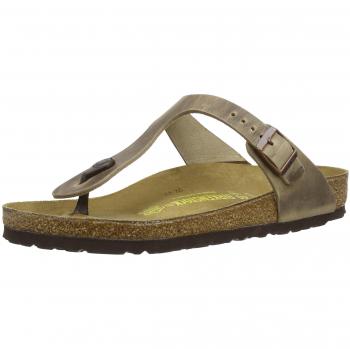 Birkenstock Gizeh Sandali con Separatore di Dita in Pelle da Donna