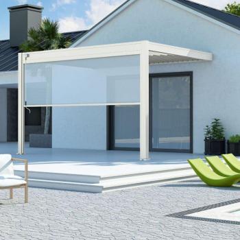 Store latéral manuel Ombrea 4m blanc