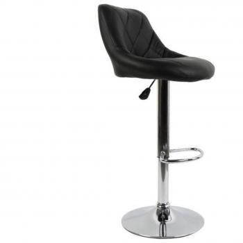 Chaise de bar réglable noire