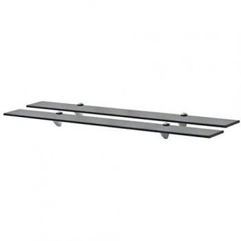 Floating Shelves 2 pcs 90x10 cm 8 mm Glass vidaXL