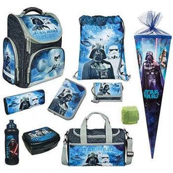 Familando Star Wars Classic Schulranzen-Set inklusive Regenschutz