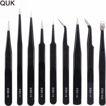 Industrial Grade Stainless Steel Tweezers Kit