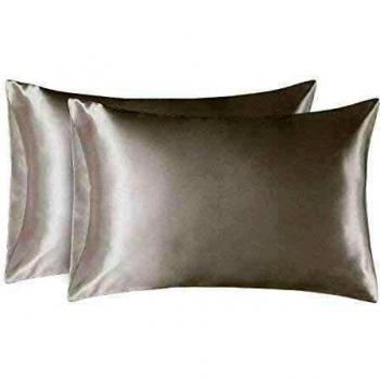 Bedsure Euro Size Satin Pillowcase Set