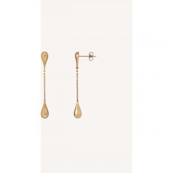 Pendientes Vidal & Vidal modelo G3692, chapados en oro 18 Kt
