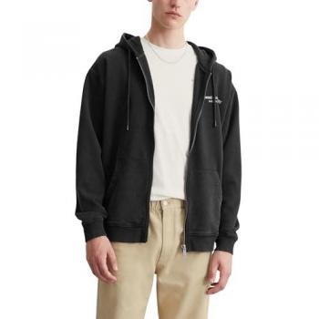Kapuzensweatjacke MARC O'POLO DENIM Gr. L, schwarz