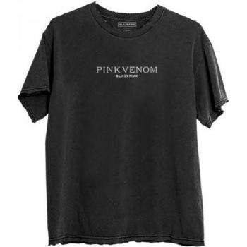Blackpink Unisex T-Shirt mit Pink Venom Rückendruck XL Schwarz