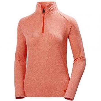 Helly Hansen W Verglas 1/2 Zip Pull Demi Femme, Tomate Cerise, FR : S (Taille Fabricant : S)