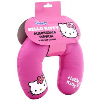 Coussin cervical enfant auto, motif Hello Kitty, forme U – ABC Parts – Kit 1033